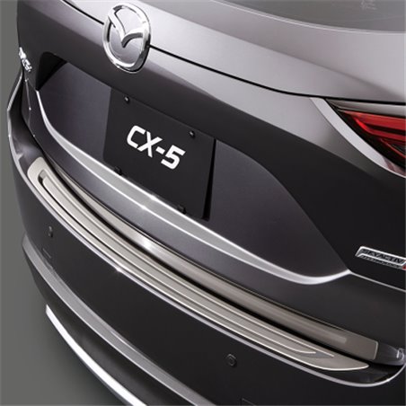 Plaque de seuil de bouclier arrière. Pour Mazda CX-60
