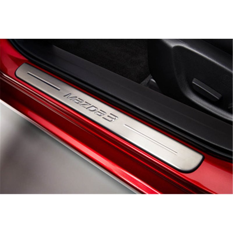 Protection seuil de coffre Mazda3 (BP) - argent