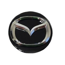 4 pièces Capuchon de Centre de Roue pour Mazda 3 60mm Enjoliveurs Auto  Centre de Roue de Voiture